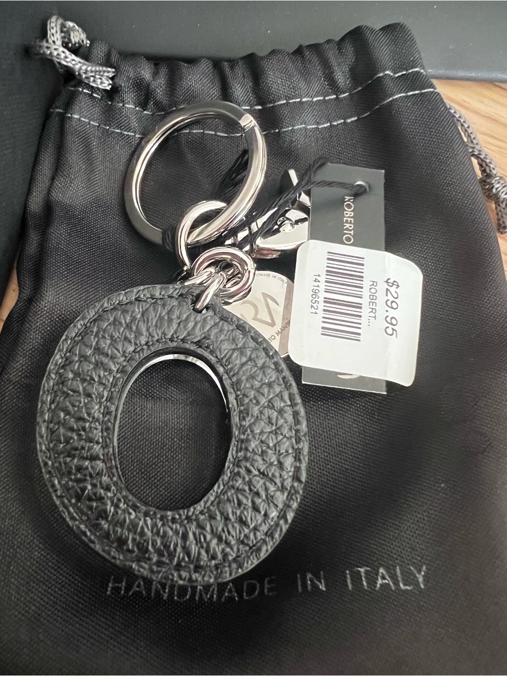 Leather key ring